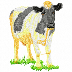 Cows Embroidery Design 5 Cows Embroidery Design 5